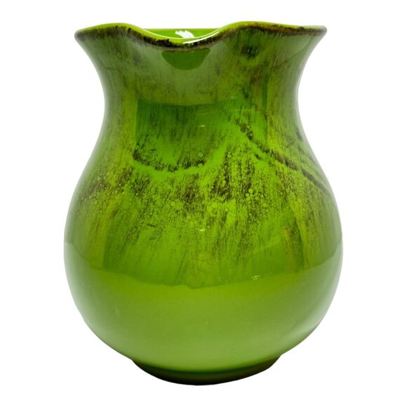 MCM De Silva Ceramiche Italian Vibrant Green Pitcher - Picture 8 of 9